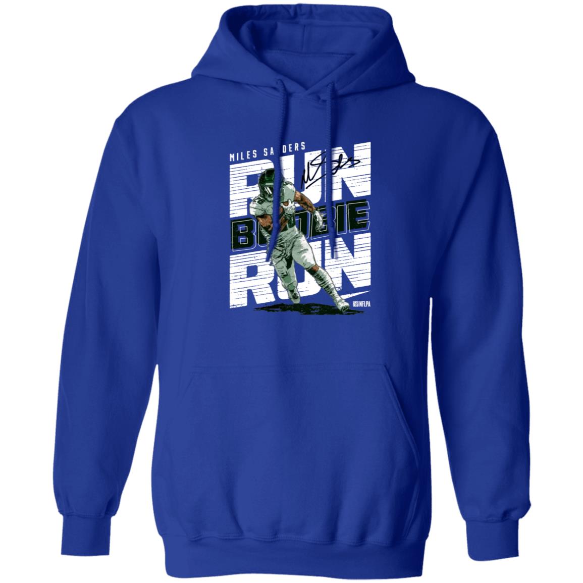 Miles Sanders Run Boobie Run Shirt - Teechipus