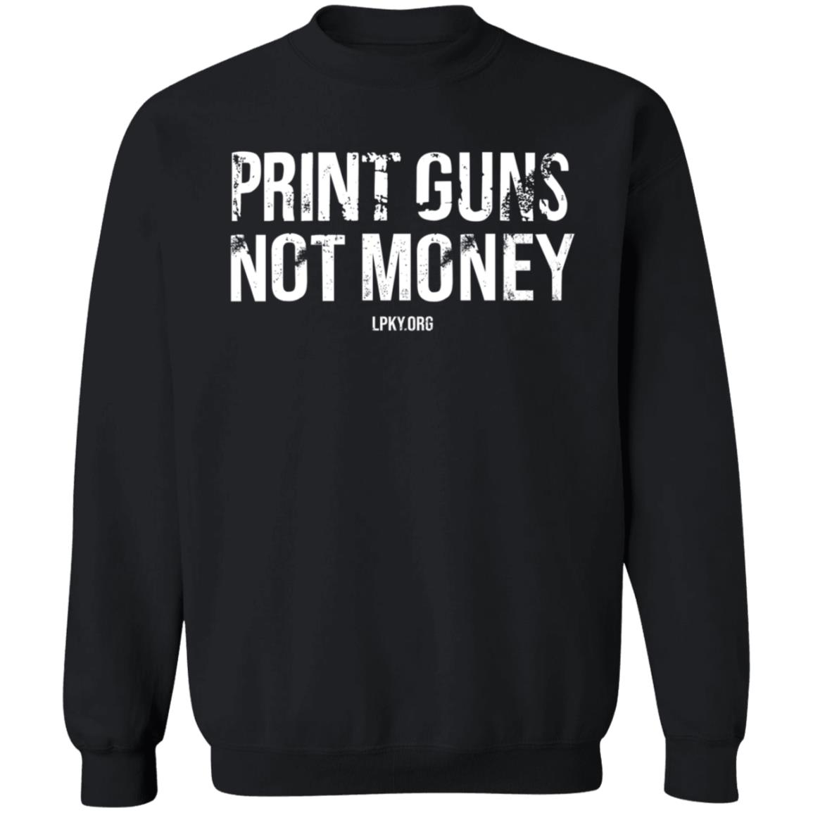Print Guns Not Money Shirt - Teechipus