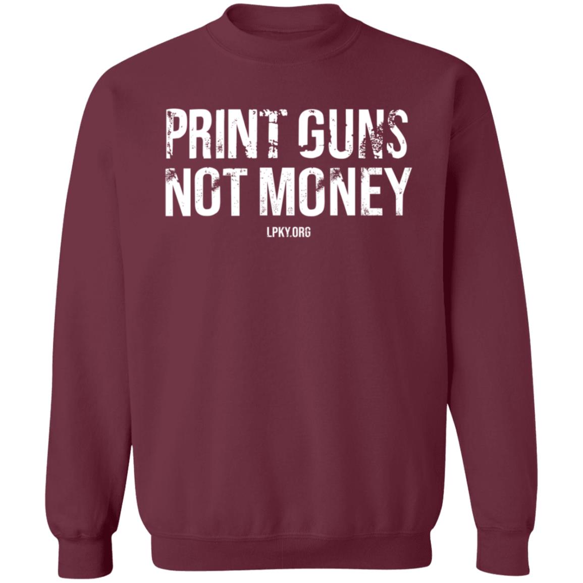 Print Guns Not Money Shirt - Teechipus