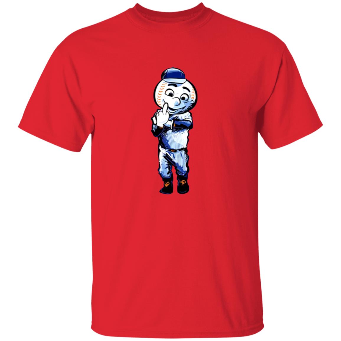 New York Mets Baseball Team Mascot Middle Finger T Shirt - Teechipus