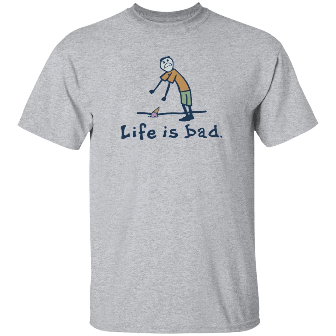 Rosscreations Merch Life Is Bad Shirt - Teechipus