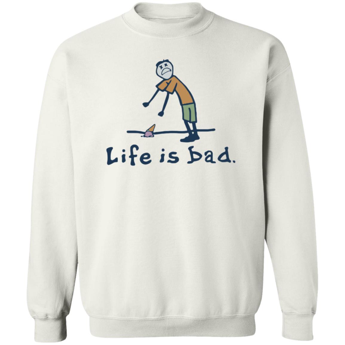 Rosscreations Merch Life Is Bad Shirt - Teechipus