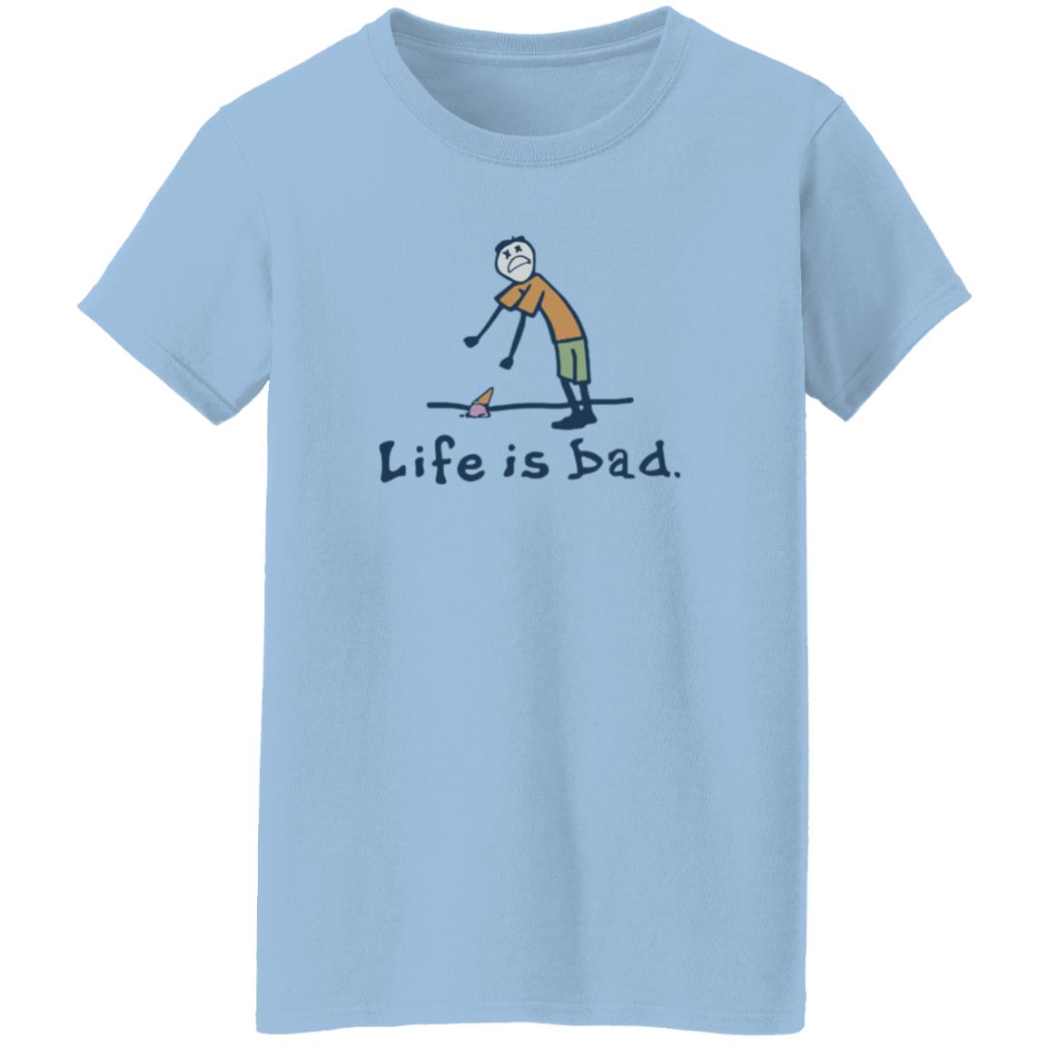 Rosscreations Merch Life Is Bad Shirt - Teechipus