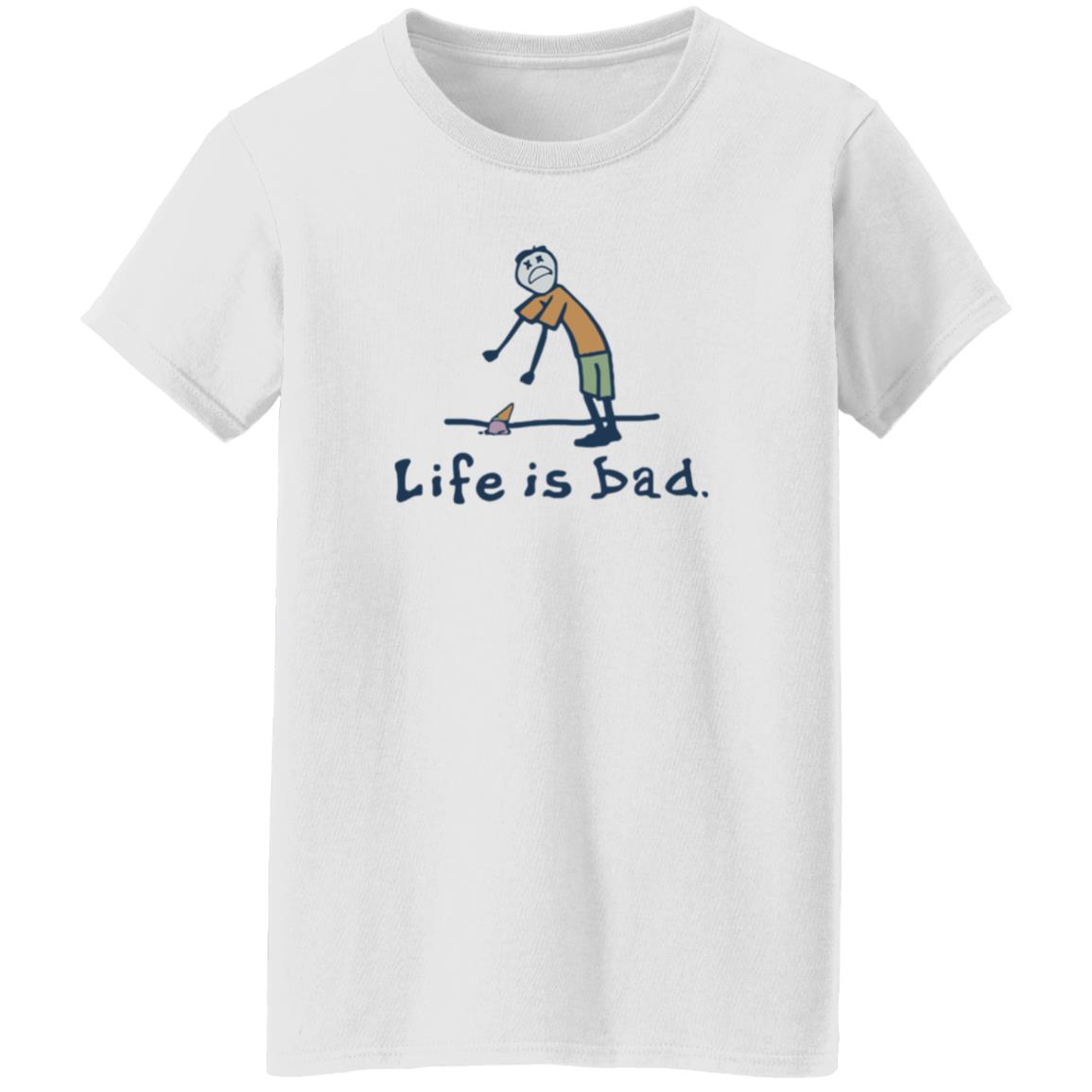 Rosscreations Merch Life Is Bad Shirt - Teechipus