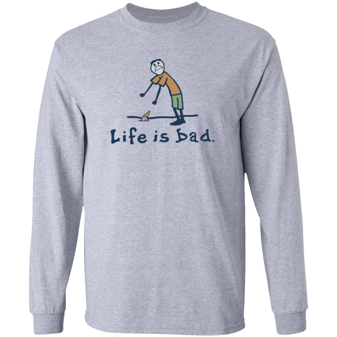 Rosscreations Merch Life Is Bad Shirt - Teechipus