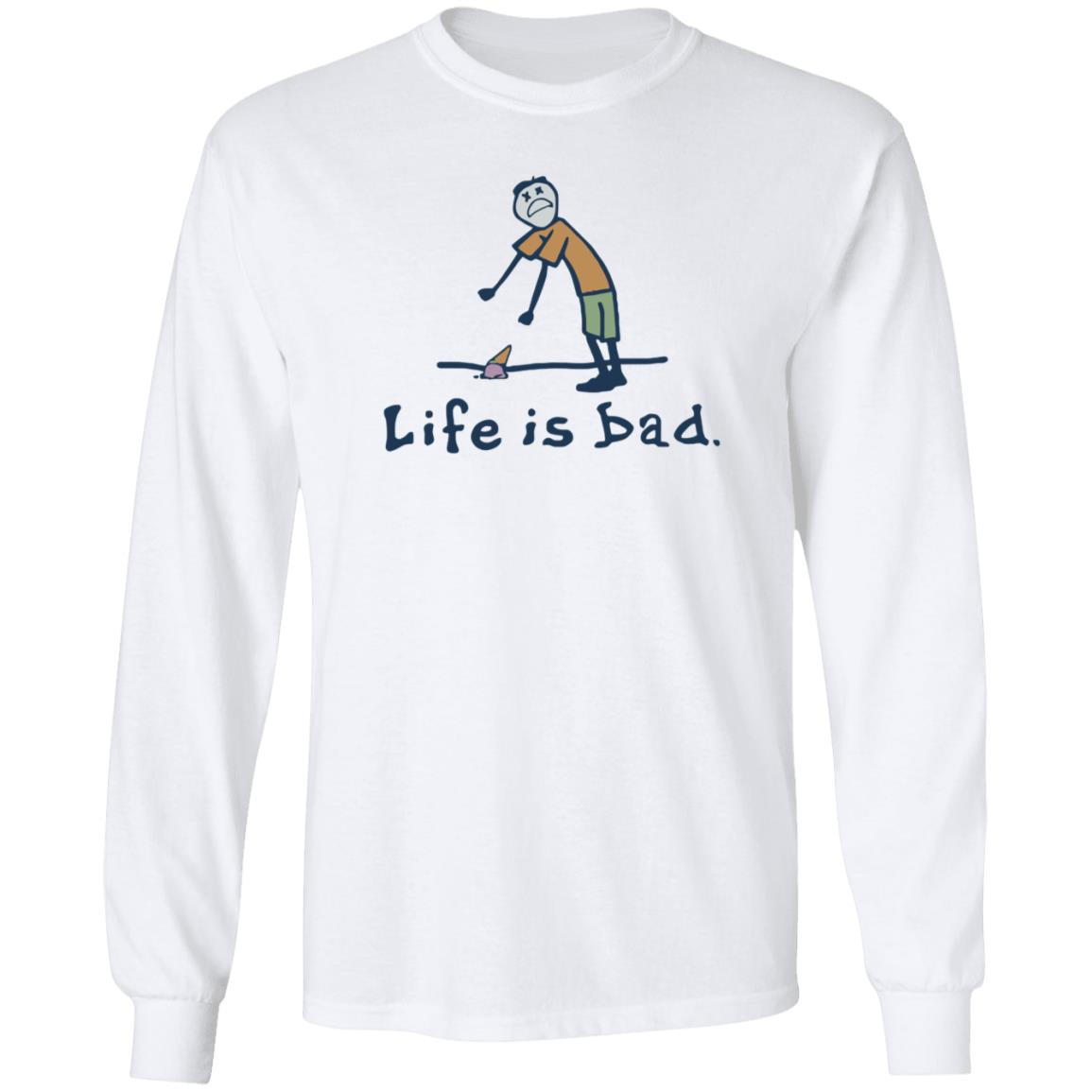 Rosscreations Merch Life Is Bad Shirt - Teechipus