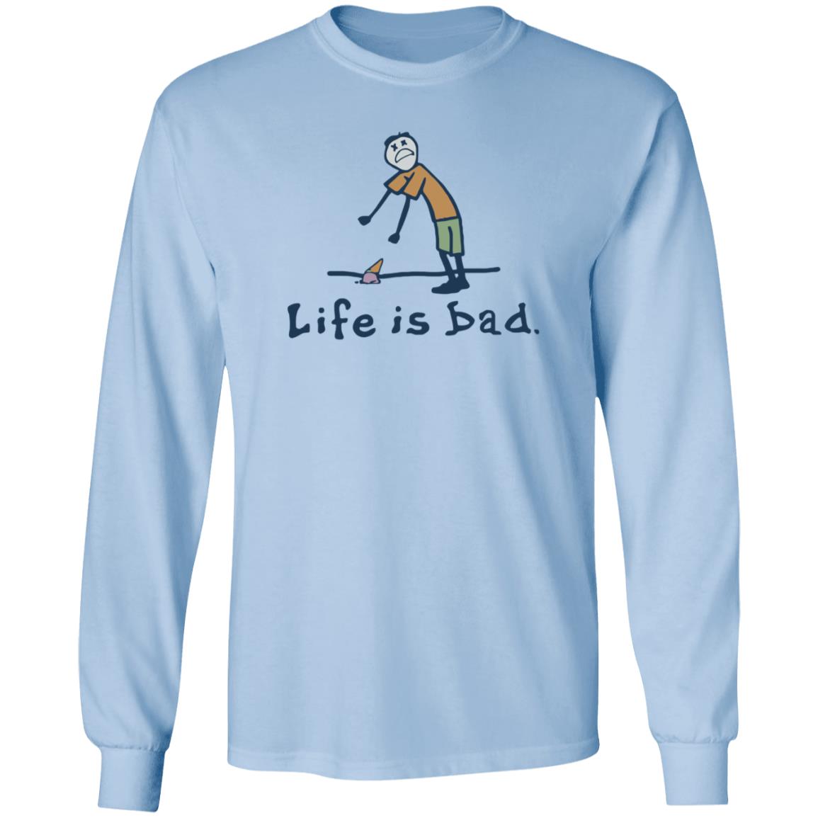 Rosscreations Merch Life Is Bad Shirt - Teechipus