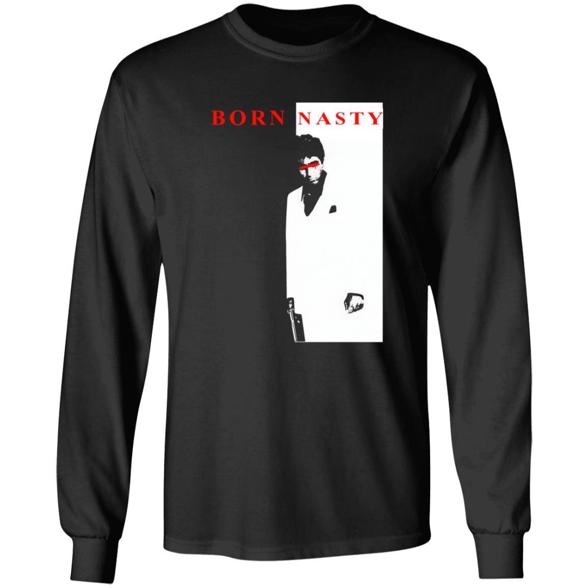Born Nasty Shirt Bornnasty Merch Welcome 2 The Trenches Black White T-Shirt - Teechipus