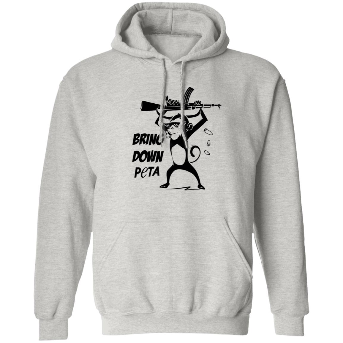Bring Down Peta Shirt Cassandrarules Bring Down Peta Shirt Monkey With Automatic Rifle Shirt - Teechipus