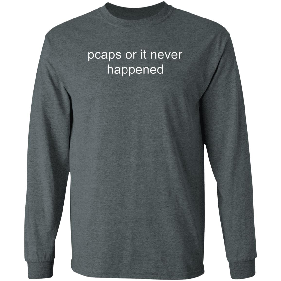 Pcaps Or It Never Happened Shirt Pcap Or It Didn't Happen Shirt - Teechipus