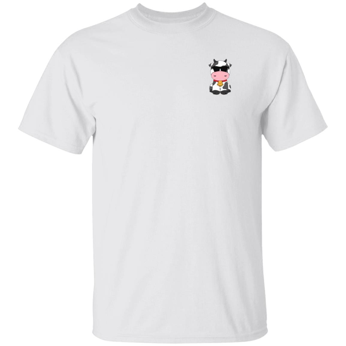 Gardens Merch Fg Moo Embroidered Cow Shirt - Teechipus