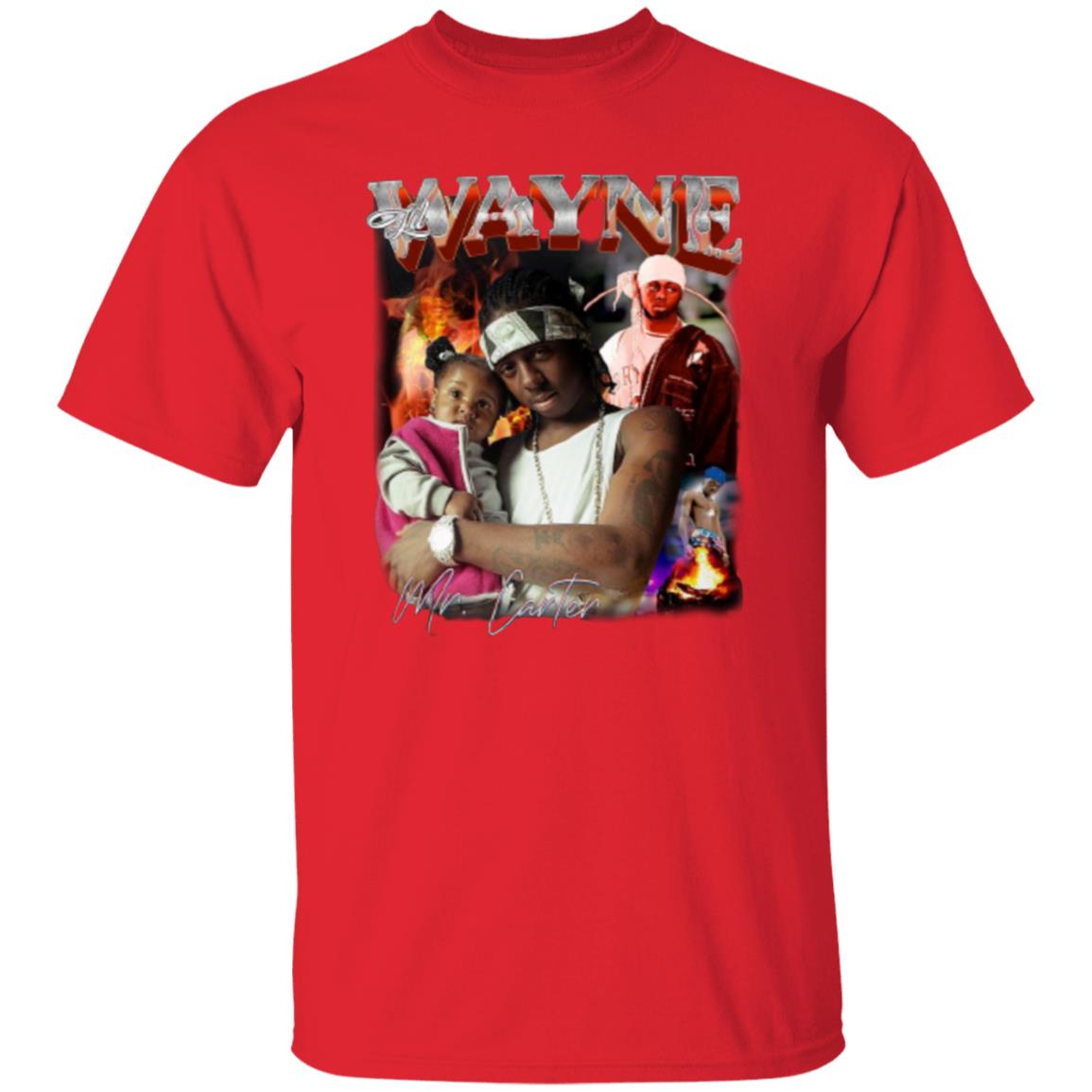 Lil Wayne Print T-Shirt - Teechipus