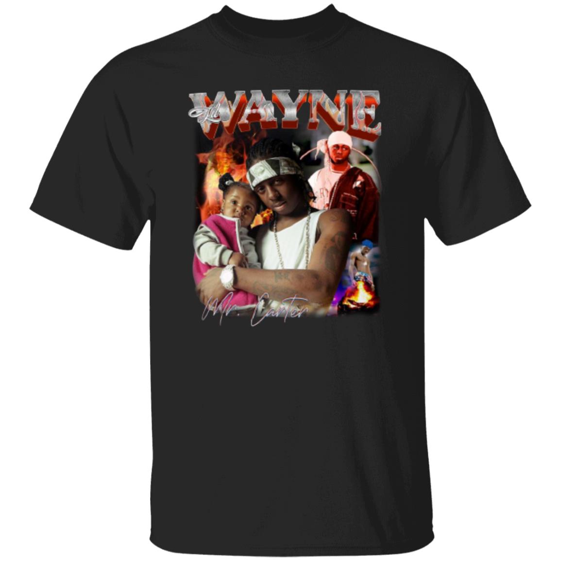 Lil Wayne Print T-Shirt - Teechipus