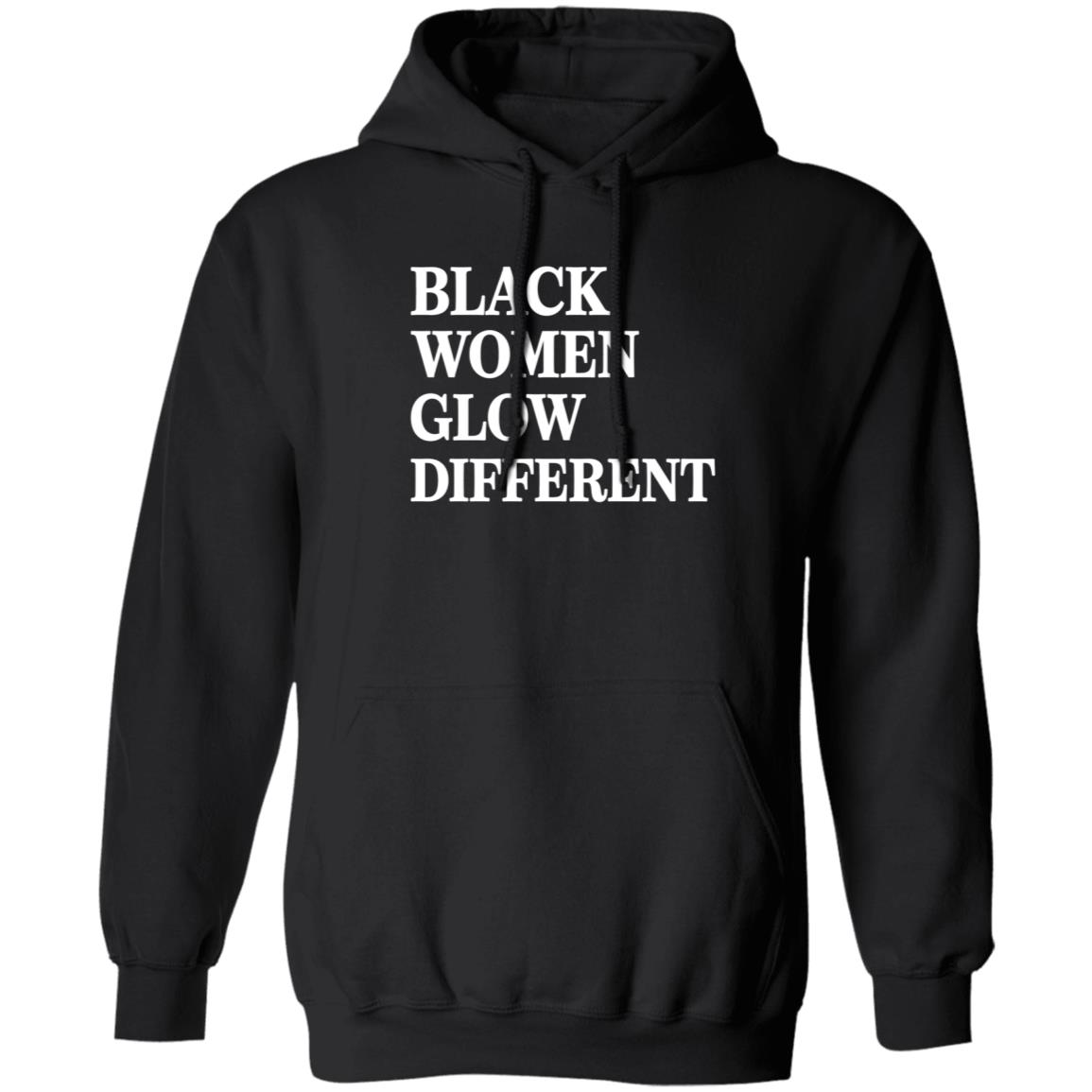 Black Women Glow Different Shirt Legendary Rootz Store - Teechipus
