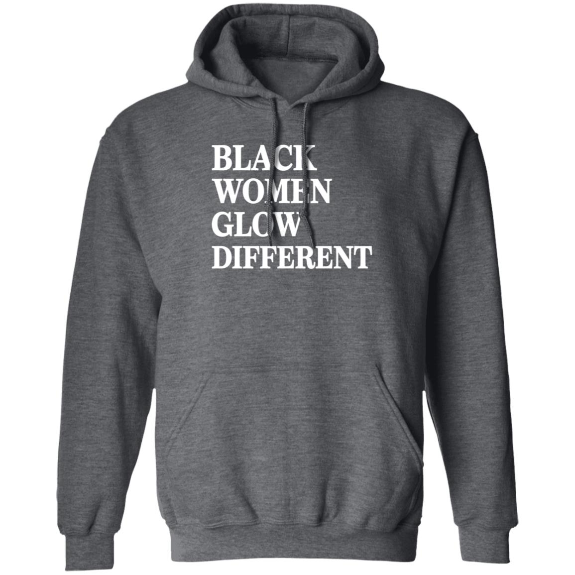 Black Women Glow Different Shirt Legendary Rootz Store - Teechipus