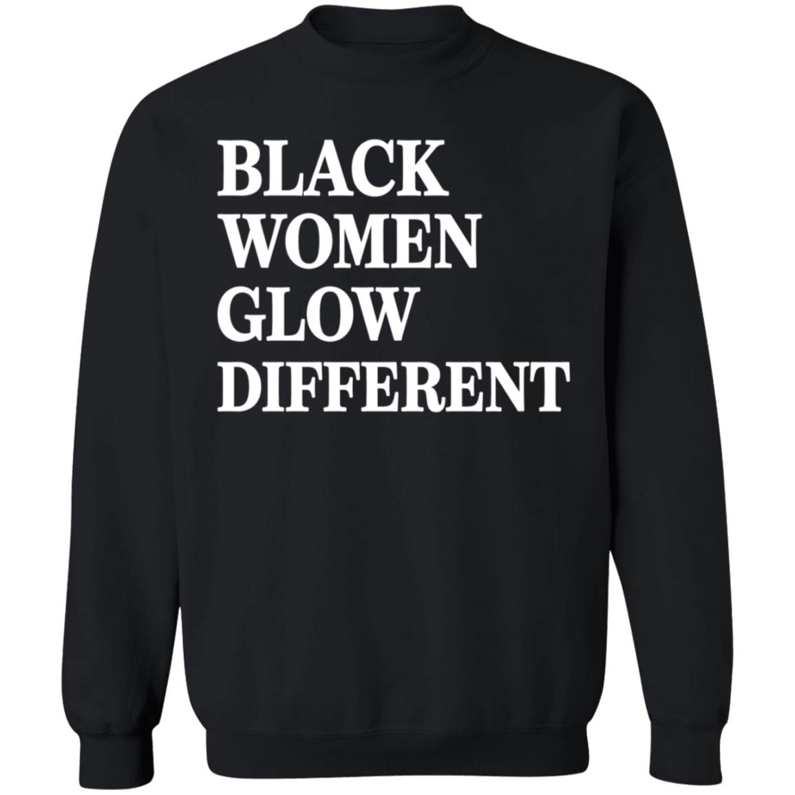 Black Women Glow Different Shirt Legendary Rootz Store - Teechipus