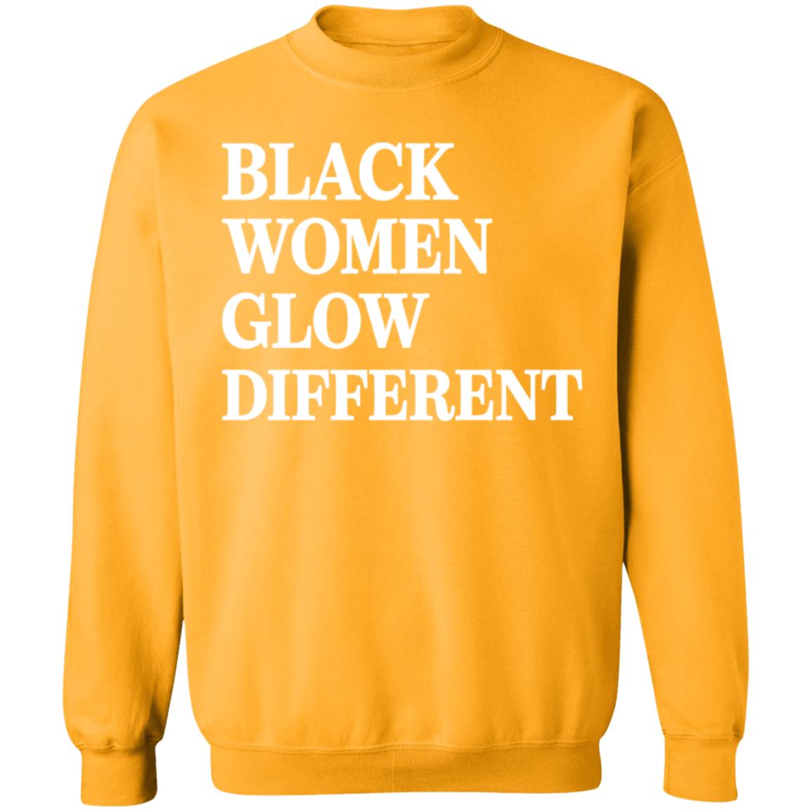 Black Women Glow Different Shirt Legendary Rootz Store - Teechipus