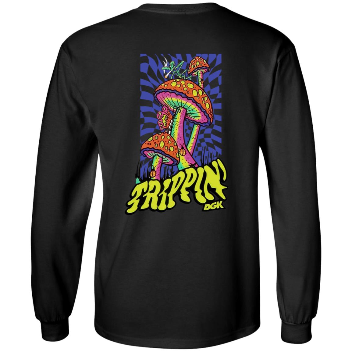 Dgk Trippin Shirt Dgk Store Dgk Trippin Tie Dye Mushroom Shirt - Teechipus
