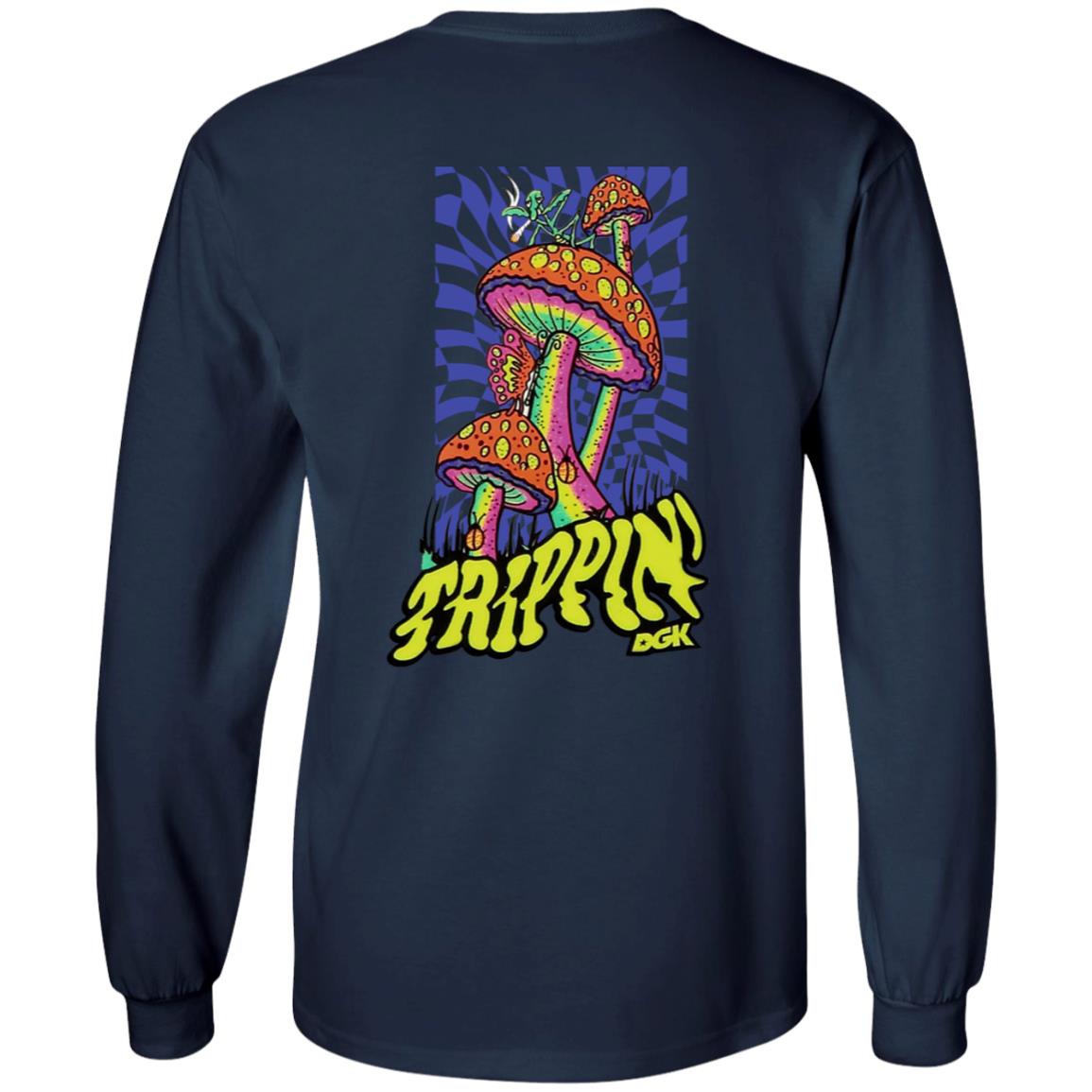 Dgk Trippin Shirt Dgk Store Dgk Trippin Tie Dye Mushroom Shirt - Teechipus