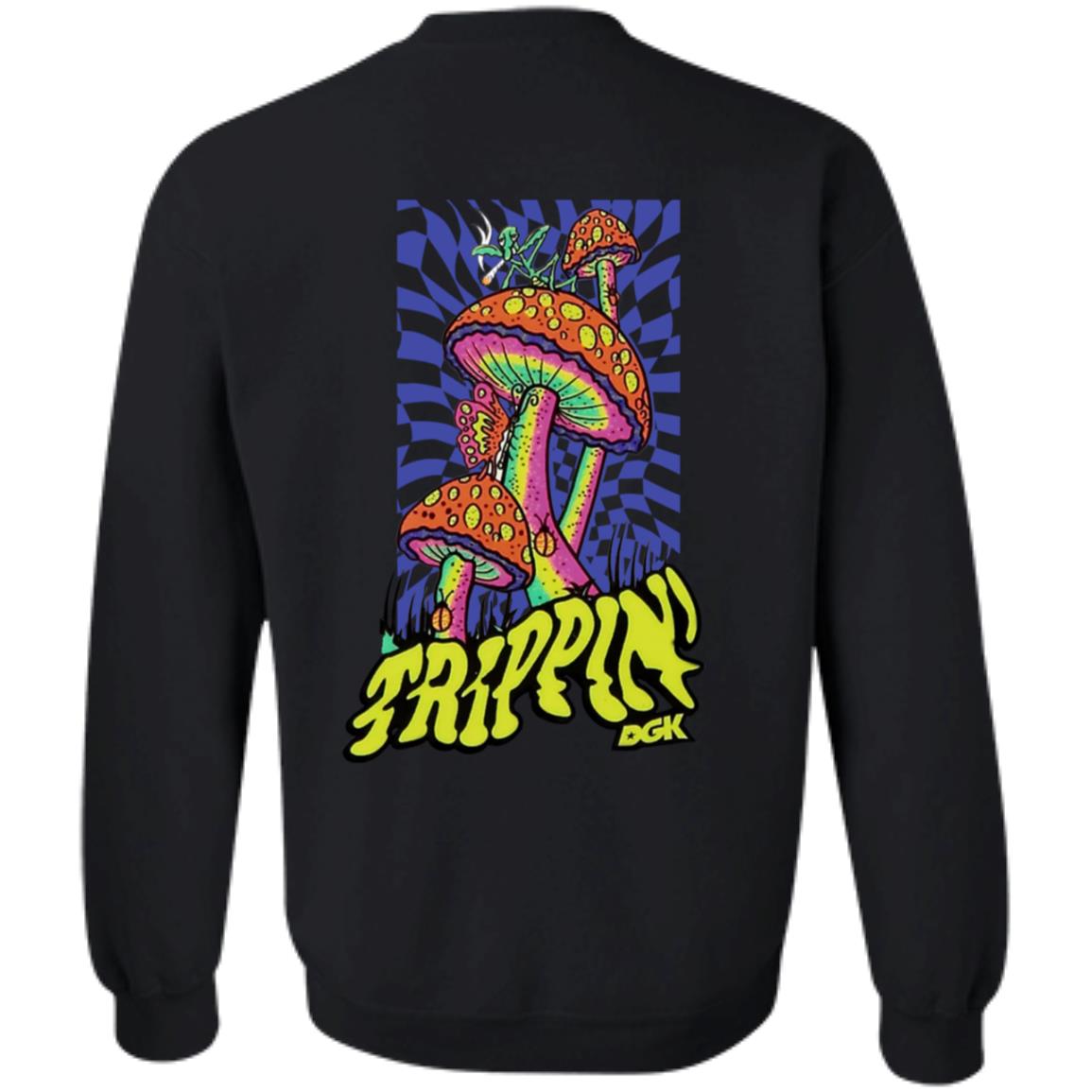 Dgk Trippin Shirt Dgk Store Dgk Trippin Tie Dye Mushroom Shirt - Teechipus