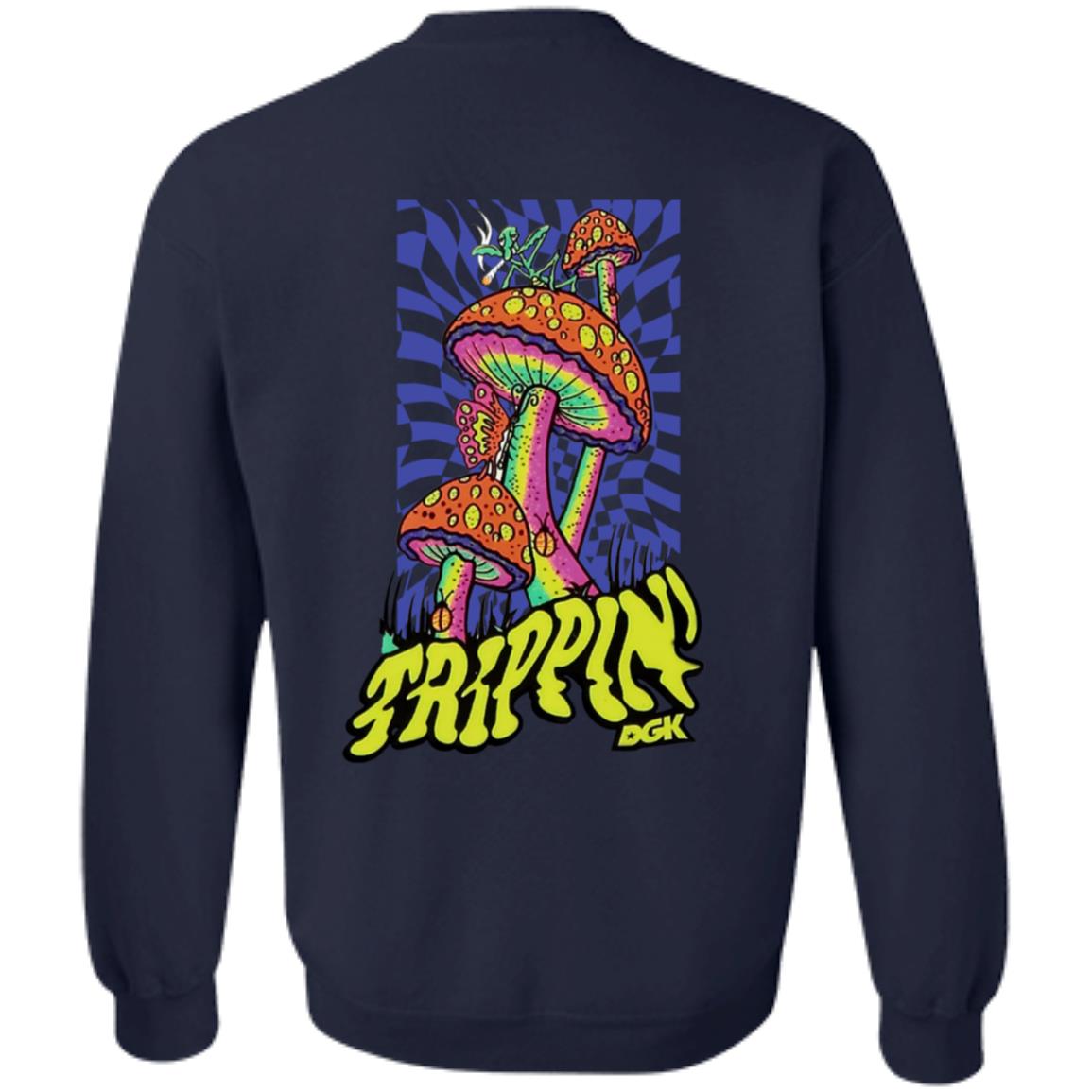 Dgk Trippin Shirt Dgk Store Dgk Trippin Tie Dye Mushroom Shirt - Teechipus