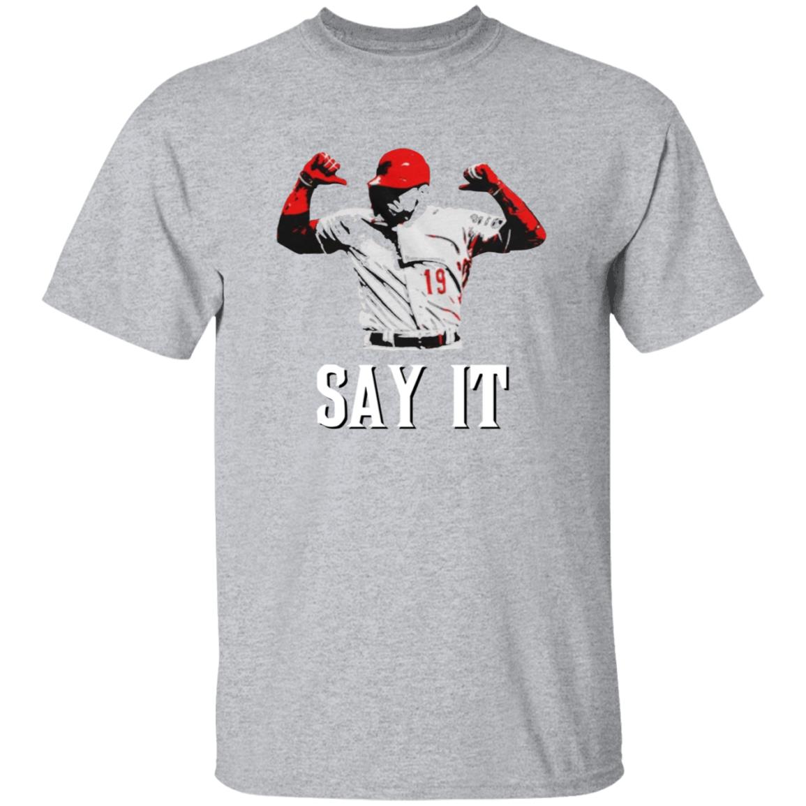 Cincy Merch Store Say It Votto Still Bangs 2.0 Shirt - Teechipus