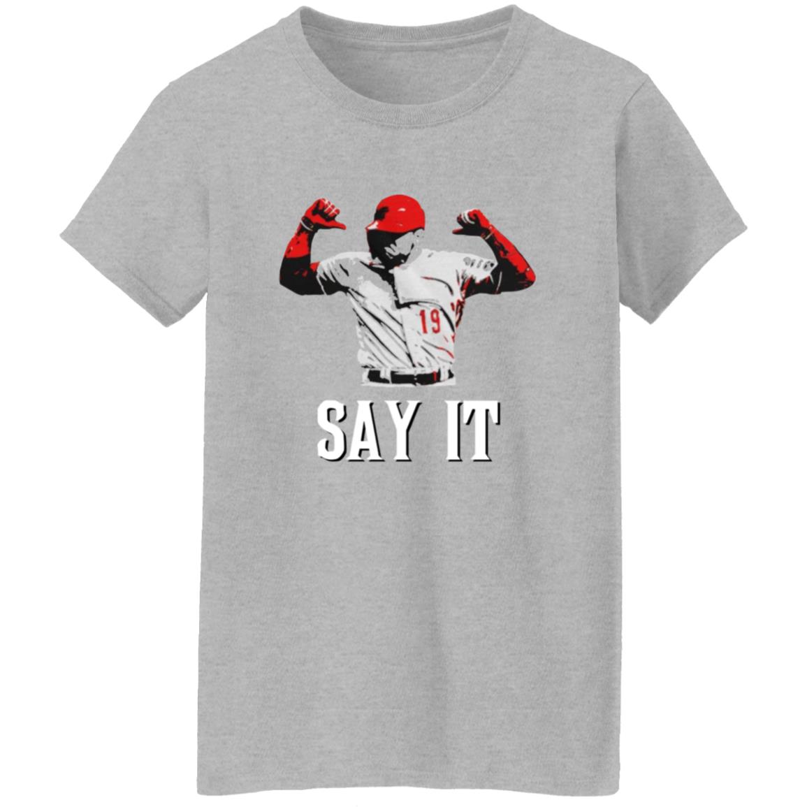 Cincy Merch Store Say It Votto Still Bangs 2.0 Shirt - Teechipus