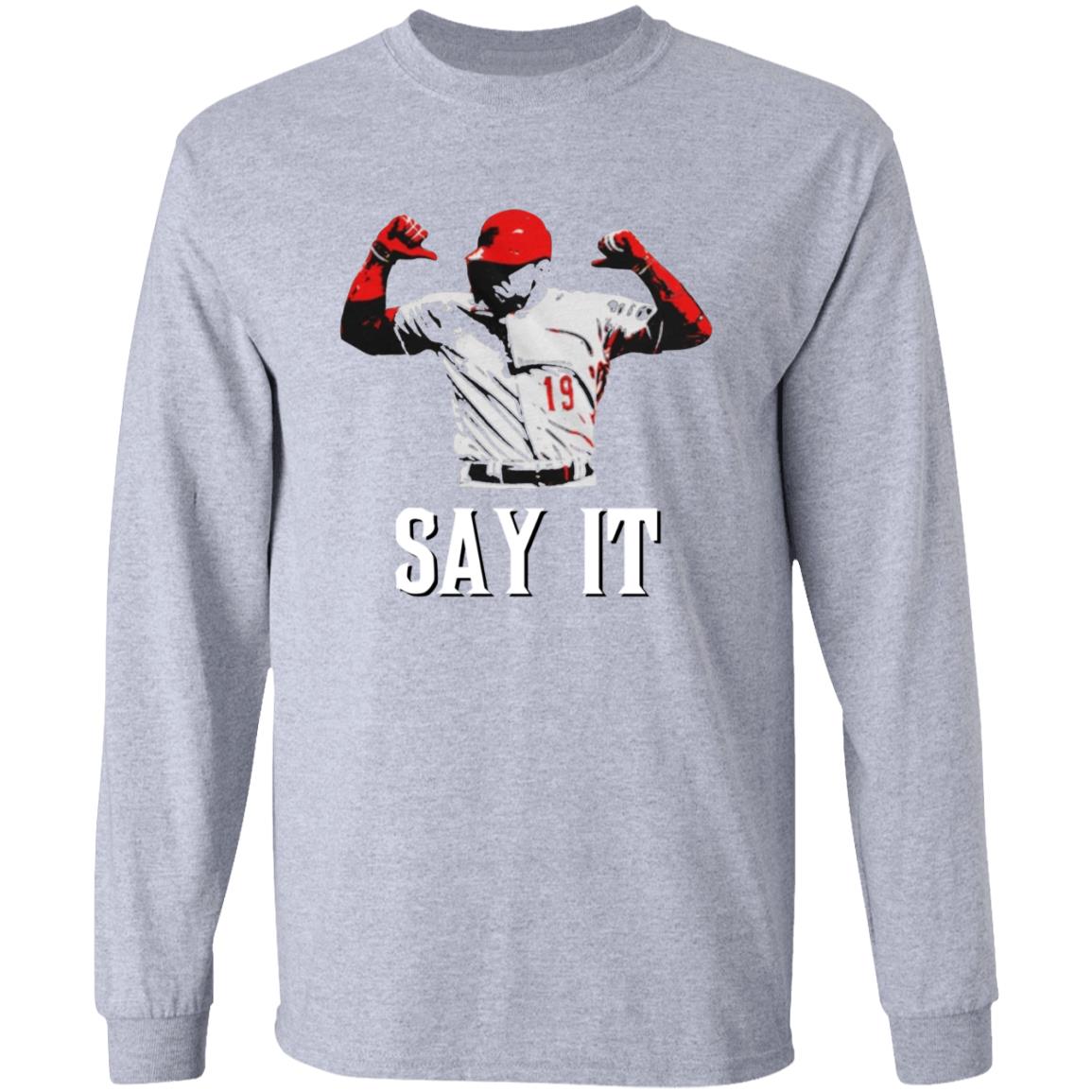 Cincy Merch Store Say It Votto Still Bangs 2.0 Shirt - Teechipus