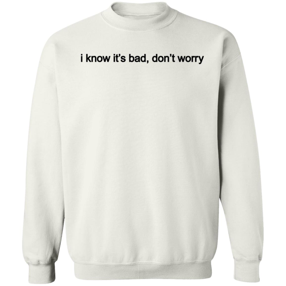 Doja Cat Merch Store I Know It’s Bad Don’t Worry Shirt - Teechipus