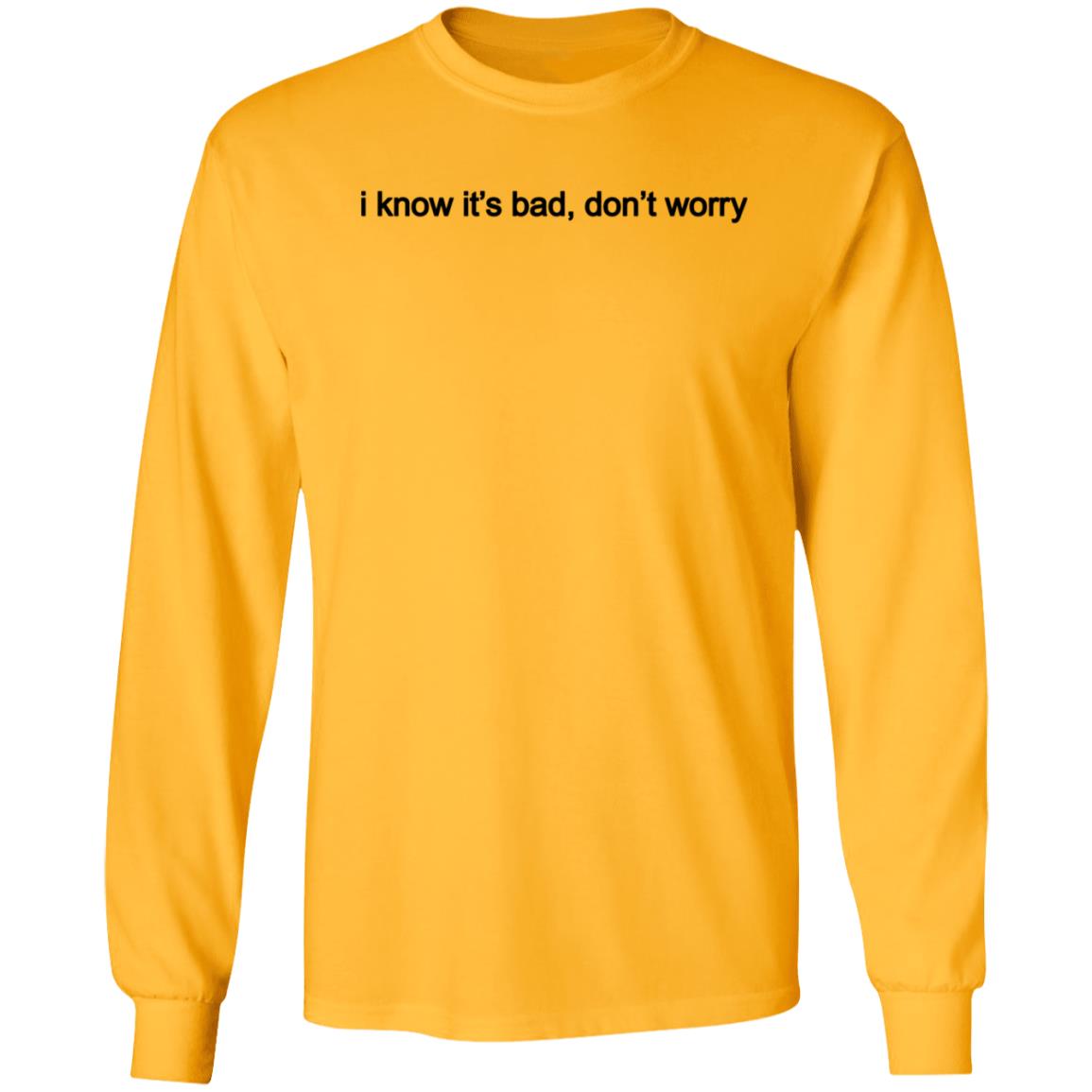 Doja Cat Merch Store I Know It’s Bad Don’t Worry Shirt - Teechipus