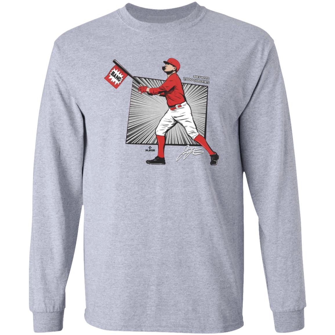 Joey Votto 2000 Hits Shirt Cincyshirts Store Merch - Teechipus