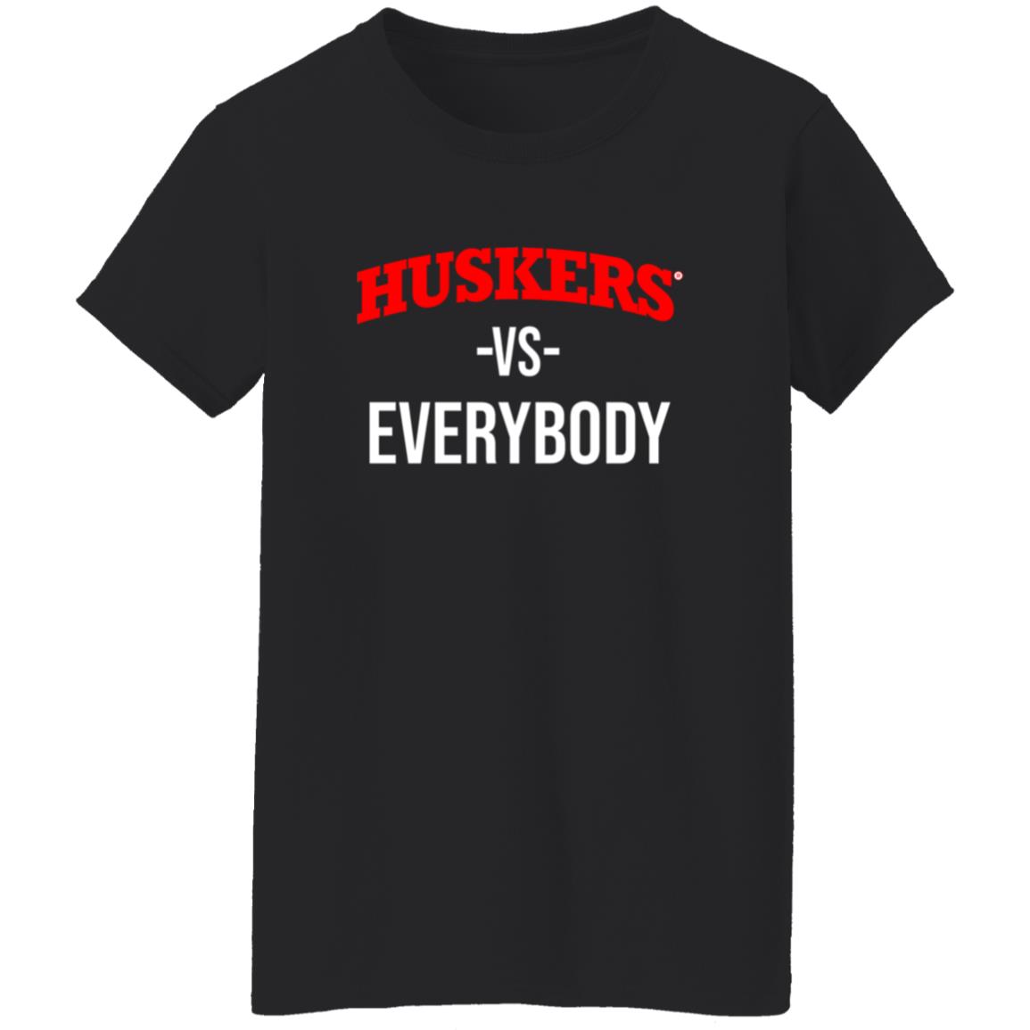 Huskers Vs Everybody Shirt - Teechipus