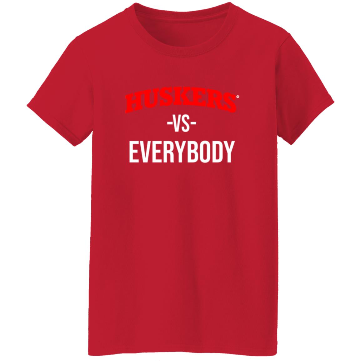 Huskers Vs Everybody Shirt - Teechipus