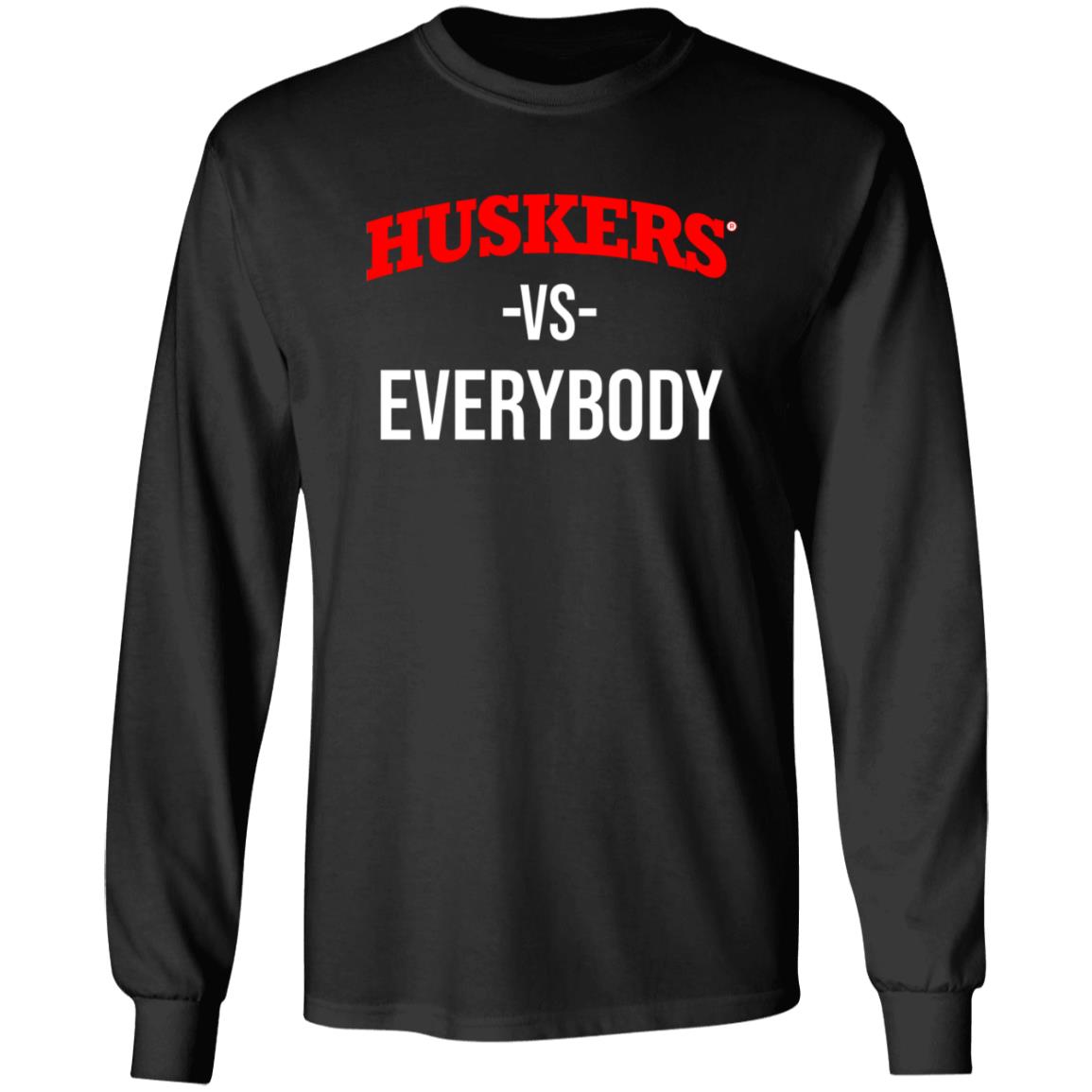 Huskers Vs Everybody Shirt - Teechipus