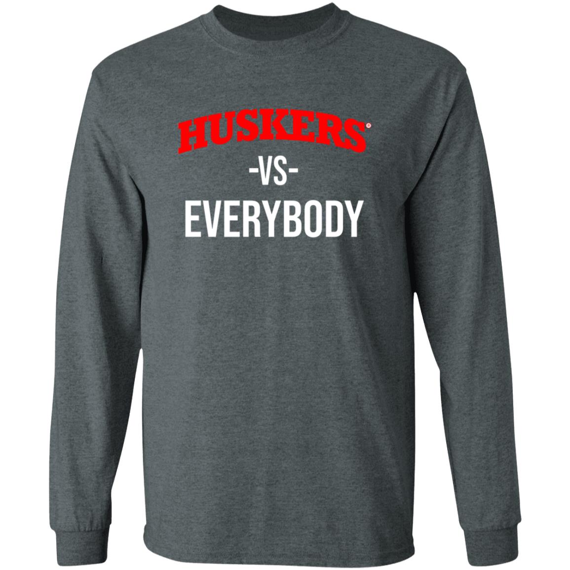 Huskers Vs Everybody Shirt - Teechipus
