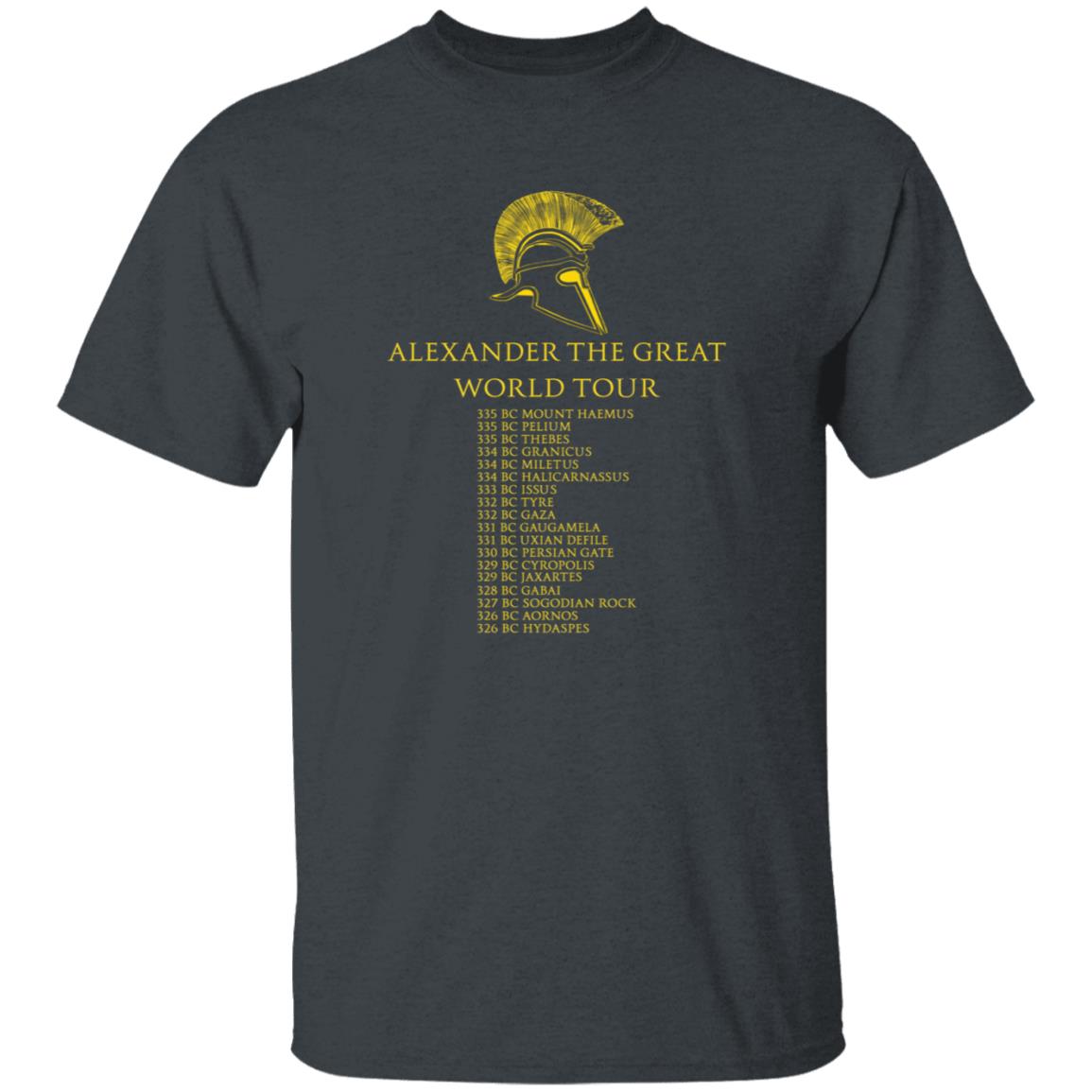 Alexander The Great World Tour Shirt - Teechipus
