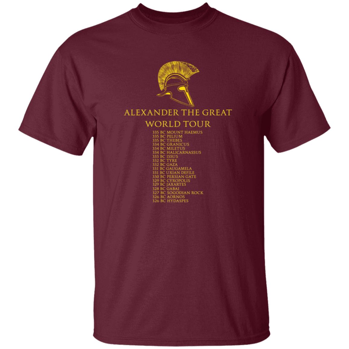 Alexander The Great World Tour Shirt - Teechipus