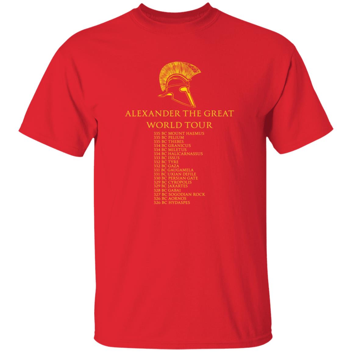 Alexander The Great World Tour Shirt - Teechipus