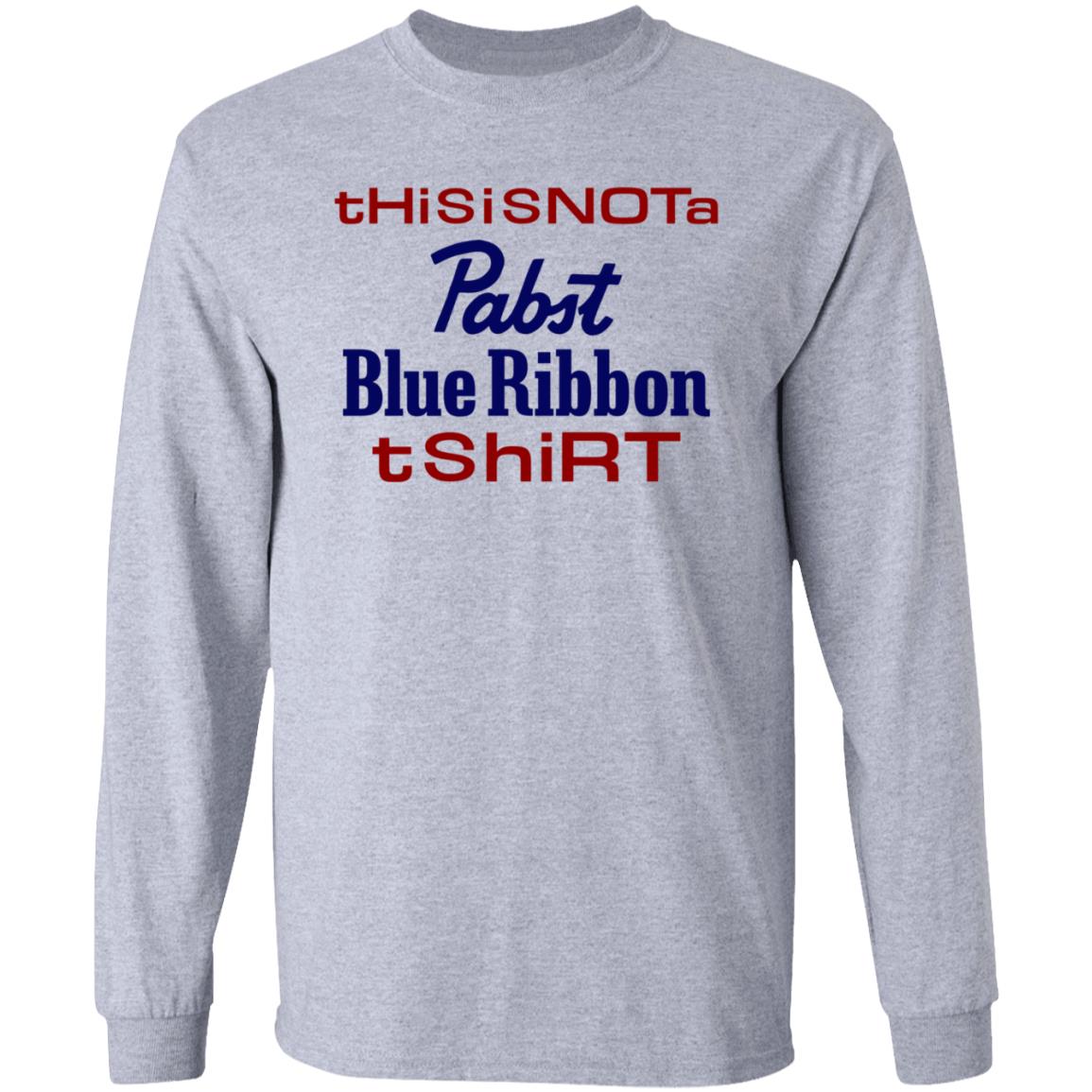 Thisisnota Pabst Blue Ribbon Tshirt Shirt Store Pabstblueribbon - Teechipus