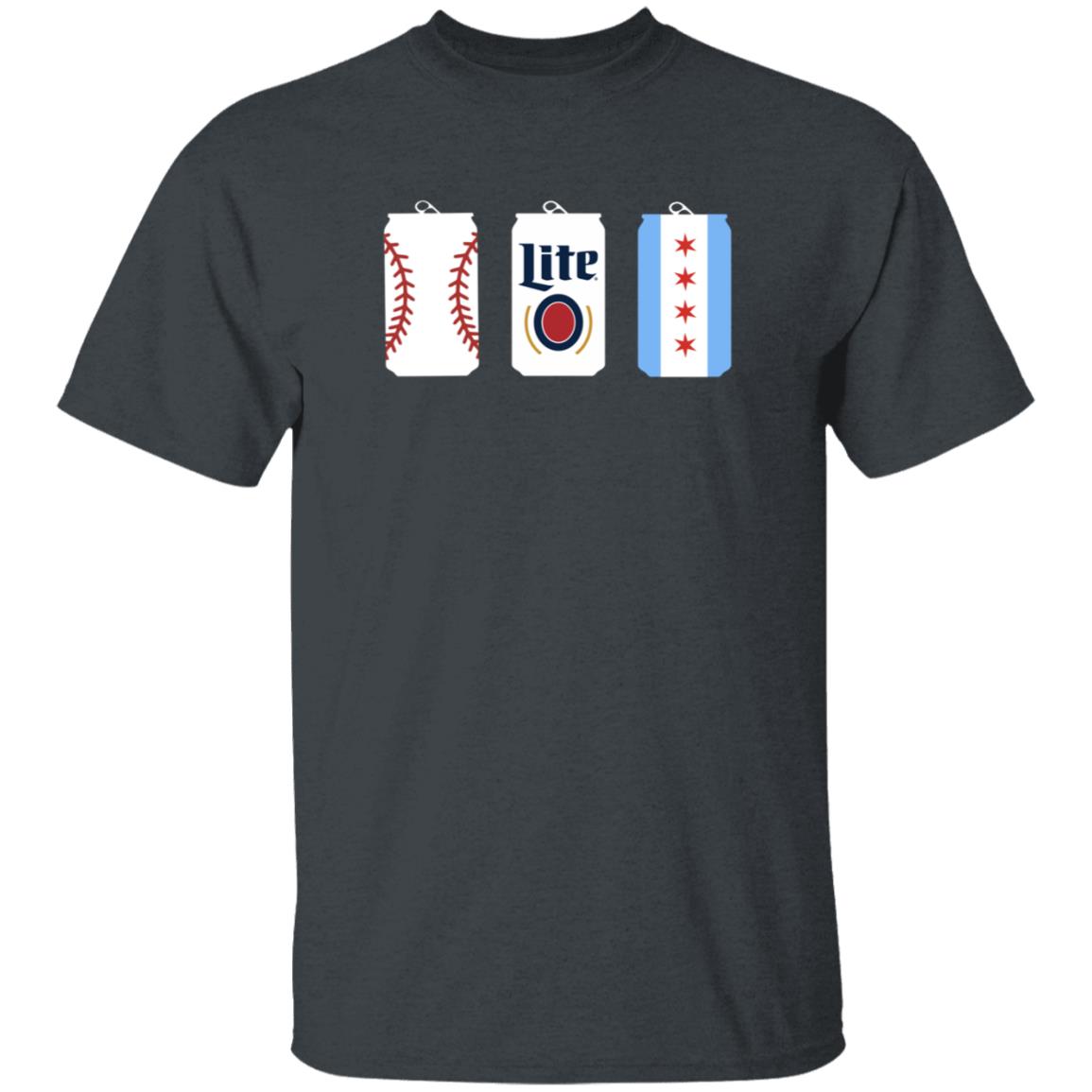 Baseball Miller Lite chicago Beer Shirt Miller Lite Beer Shirt - Teechipus