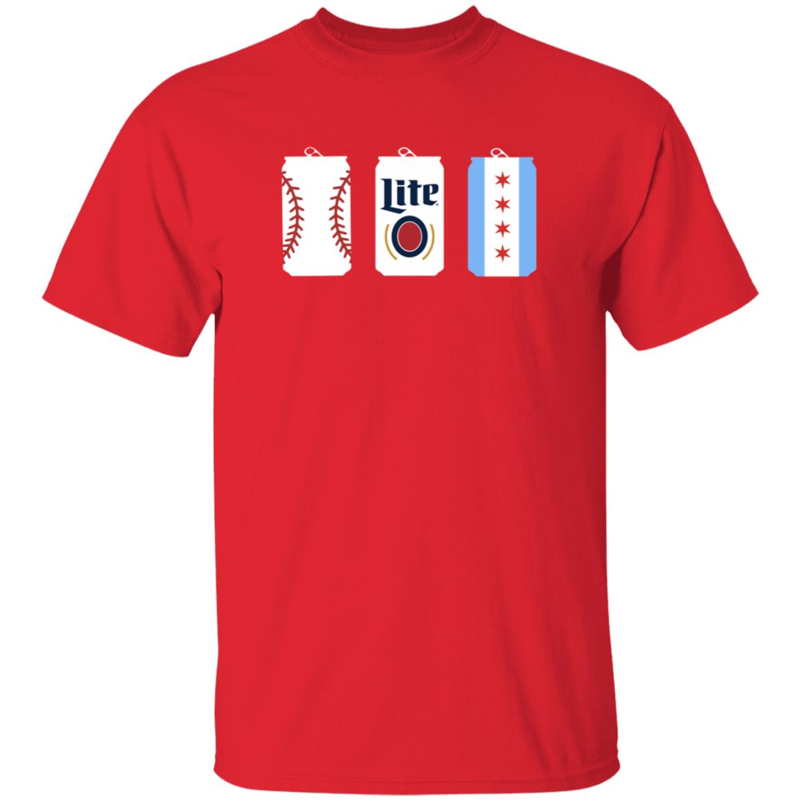 Baseball Miller Lite chicago Beer Shirt Miller Lite Beer Shirt - Teechipus