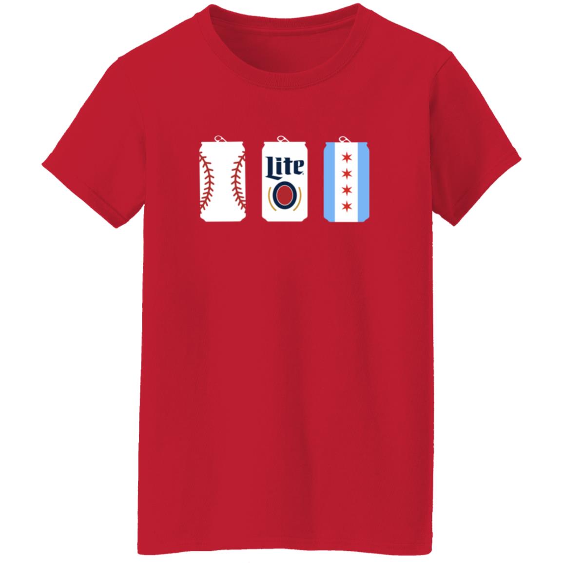 Baseball Miller Lite chicago Beer Shirt Miller Lite Beer Shirt - Teechipus