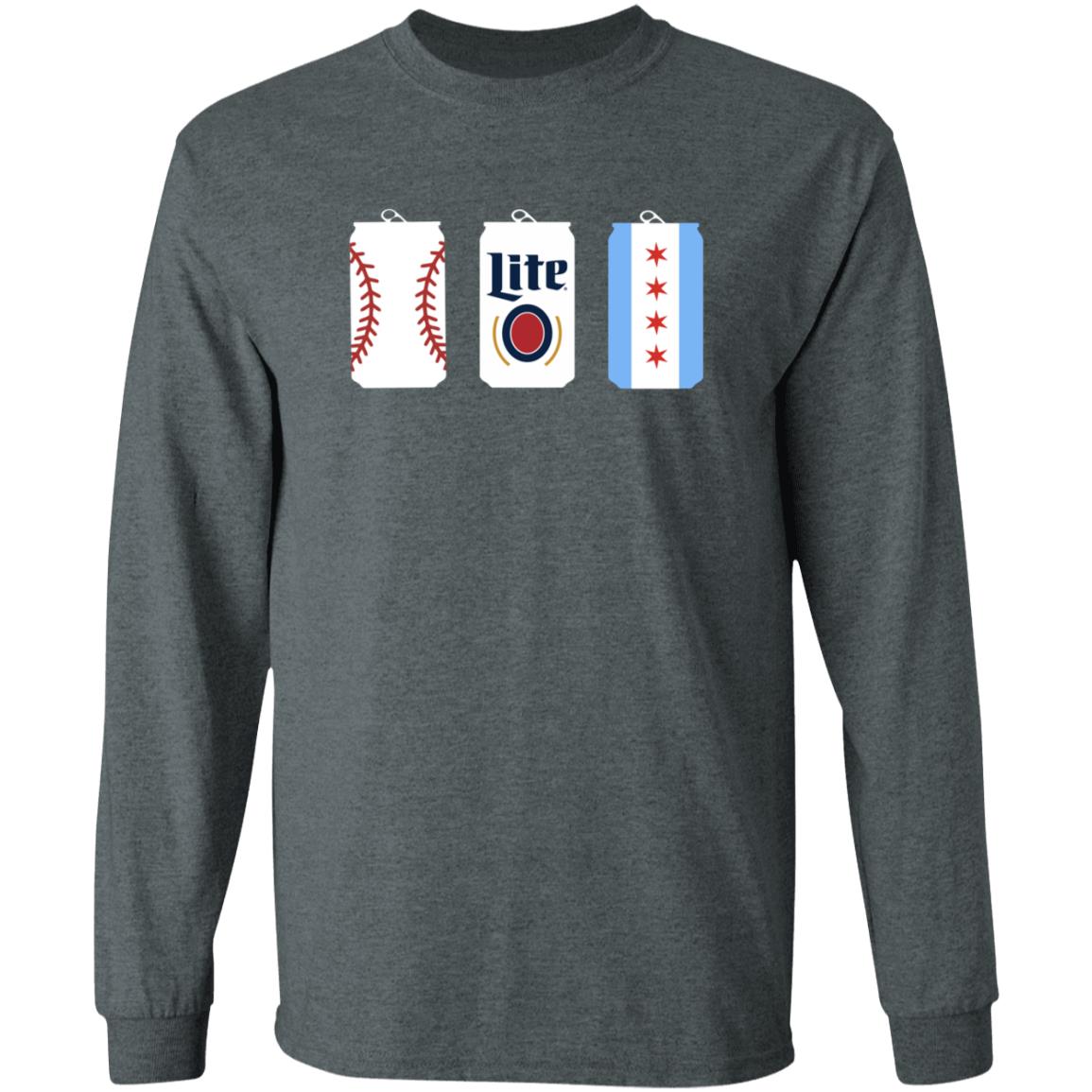 Baseball Miller Lite chicago Beer Shirt Miller Lite Beer Shirt - Teechipus