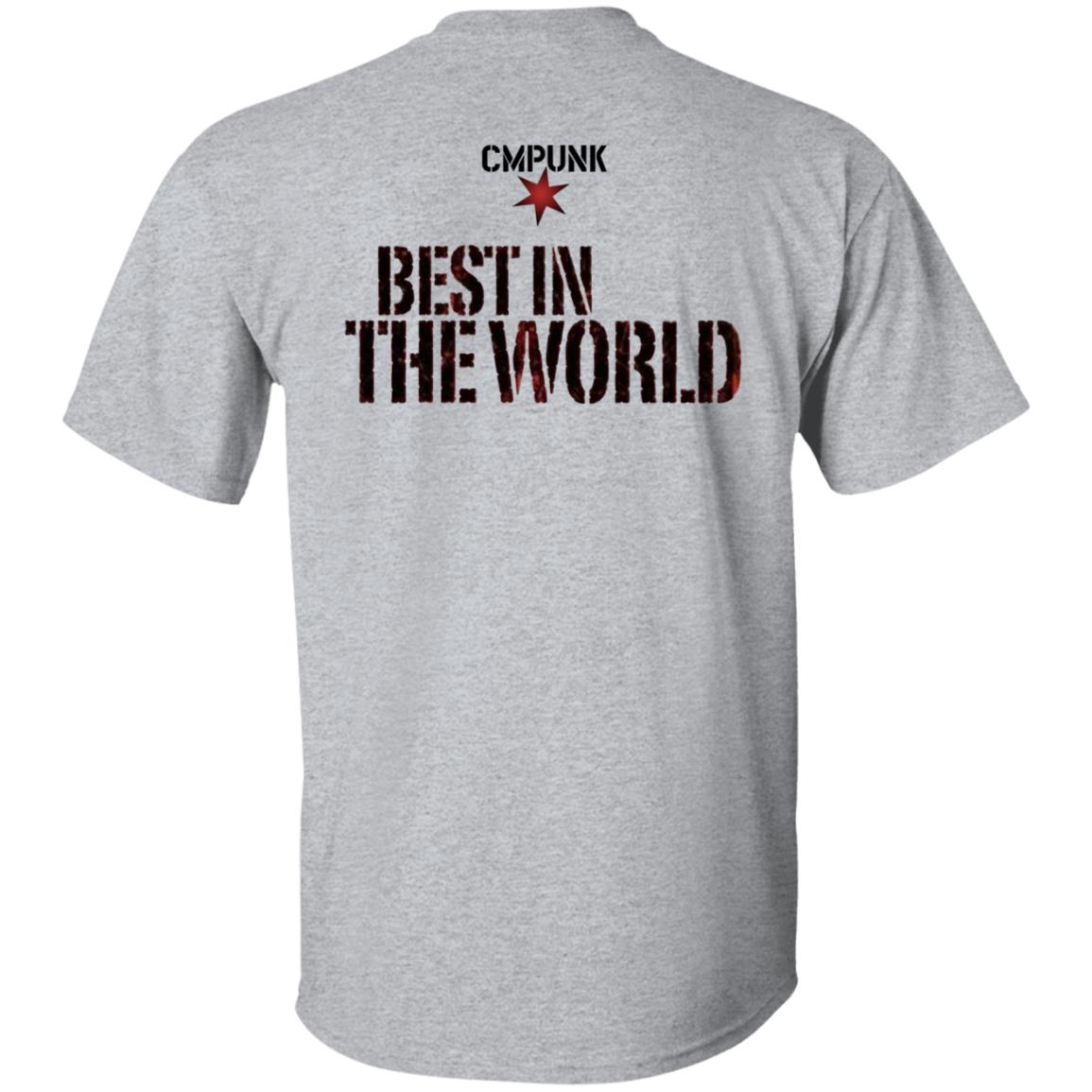 Cm Punk Best In The World Shirt Cm Punk New Shirt - Teechipus