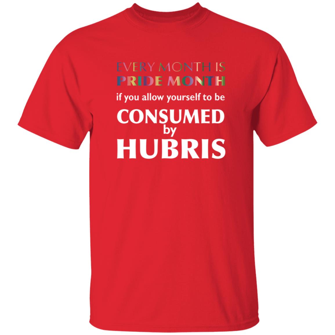 Every Month Is Pride Month If You Allow Yourself To Be Consumed By Hubris Shirt Hoodie Sweatshirt - Teechipus