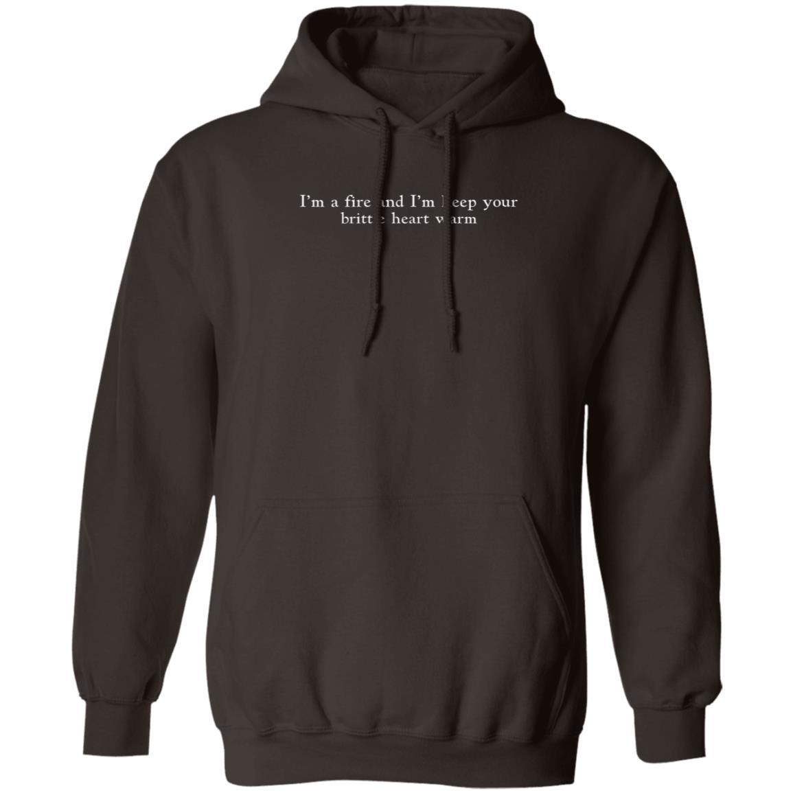 Urban Outfitters X Taylor Swift Shirt I'm A Fire And I'll Keep Your Brittle Heart Warm Hoodie - Teechipus