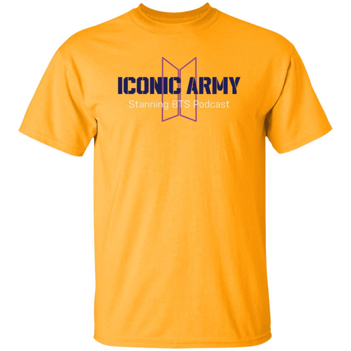 Iconic Army Stanning Bts Podcast Shirt Shop Consequence Store Merch - Teechipus