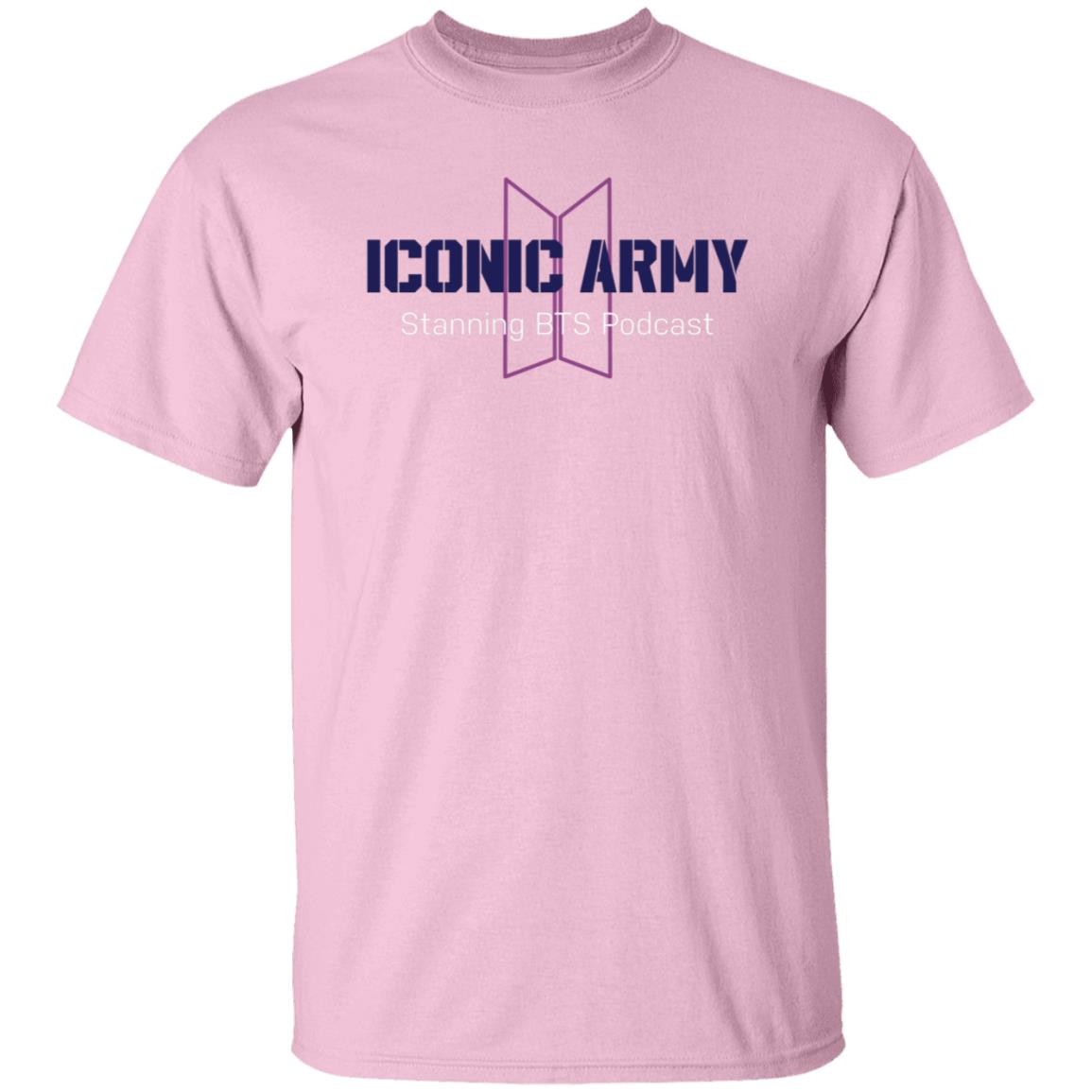 Iconic Army Stanning Bts Podcast Shirt Shop Consequence Store Merch - Teechipus