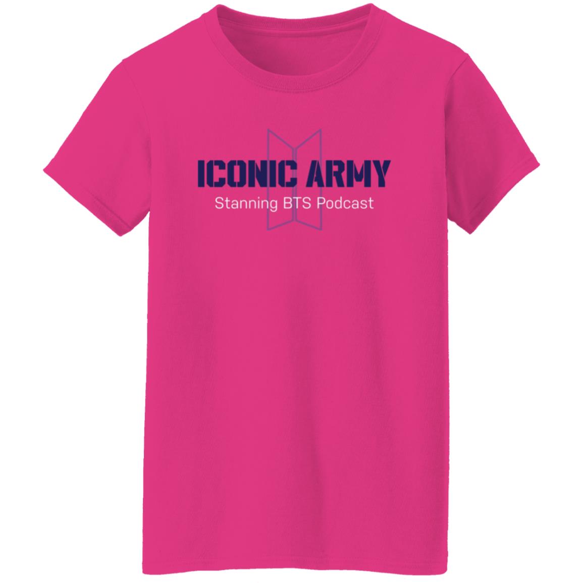 Iconic Army Stanning Bts Podcast Shirt Shop Consequence Store Merch - Teechipus
