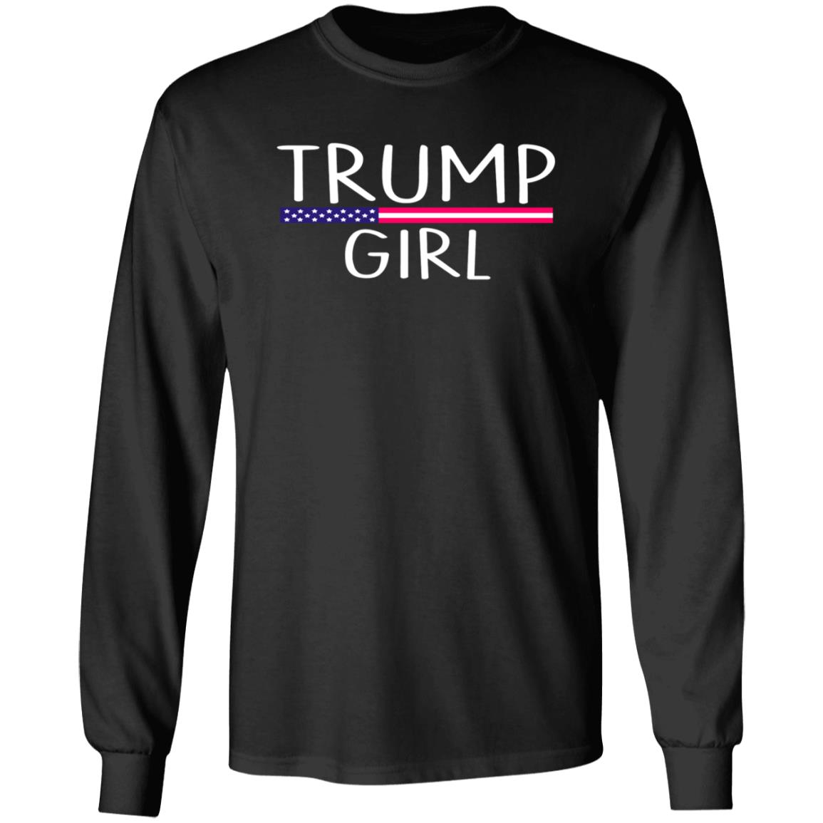 Womens Trump Girl Shirt Pro Donald Trump Shirt For Women Shirt Hoodie Sweatshirt - Teechipus